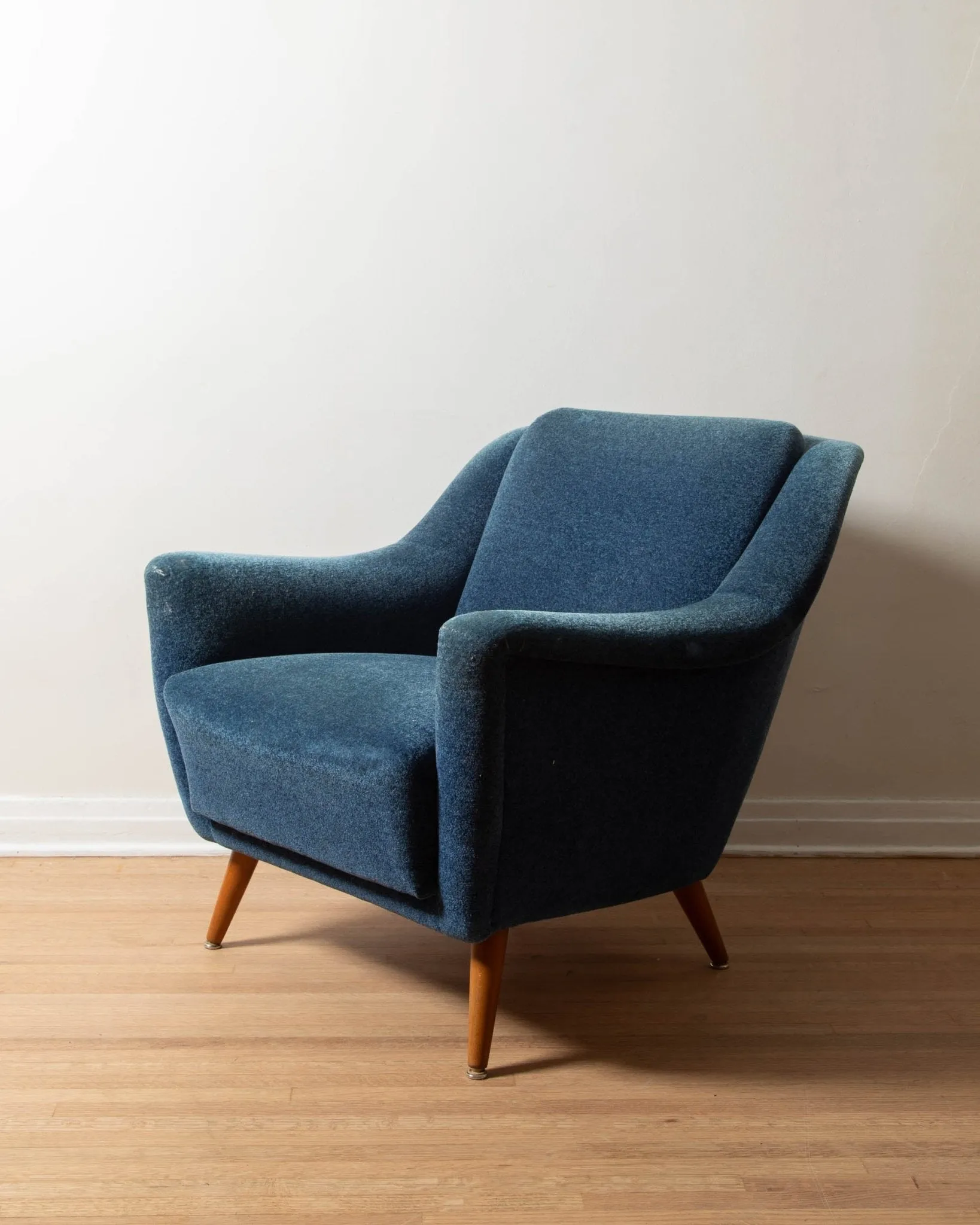 1960's German Mohair Lounge Chairs (Pair)