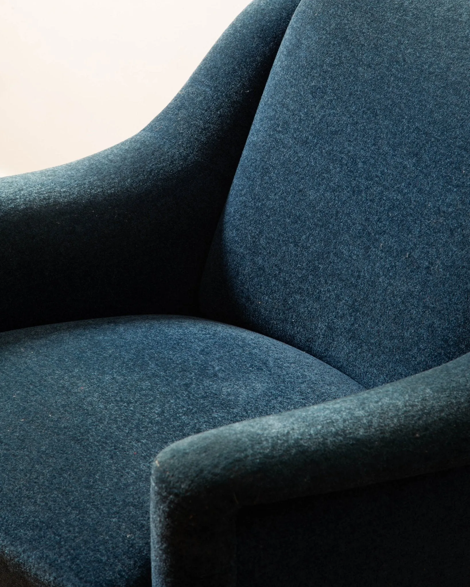 1960's German Mohair Lounge Chairs (Pair)