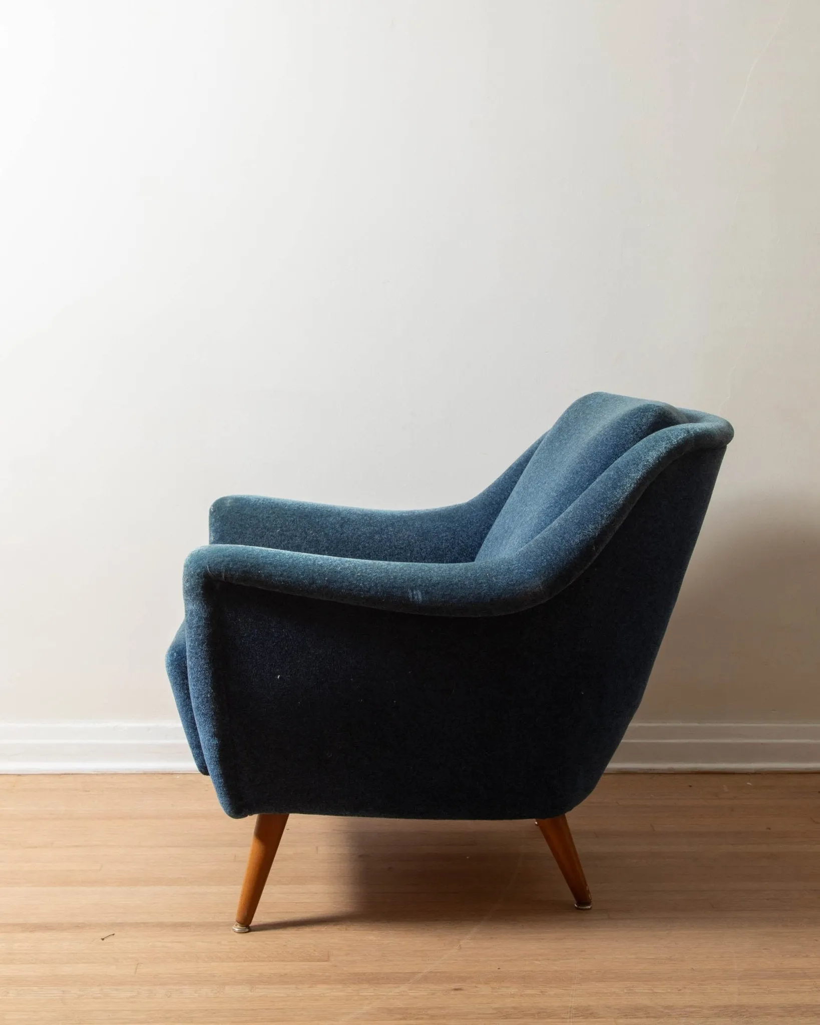 1960's German Mohair Lounge Chairs (Pair)