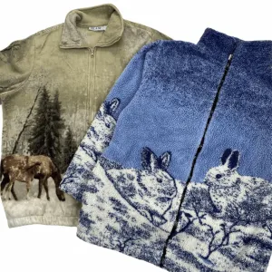 Abstract / Animal Print Fleece Bale - 70 Piece Bale