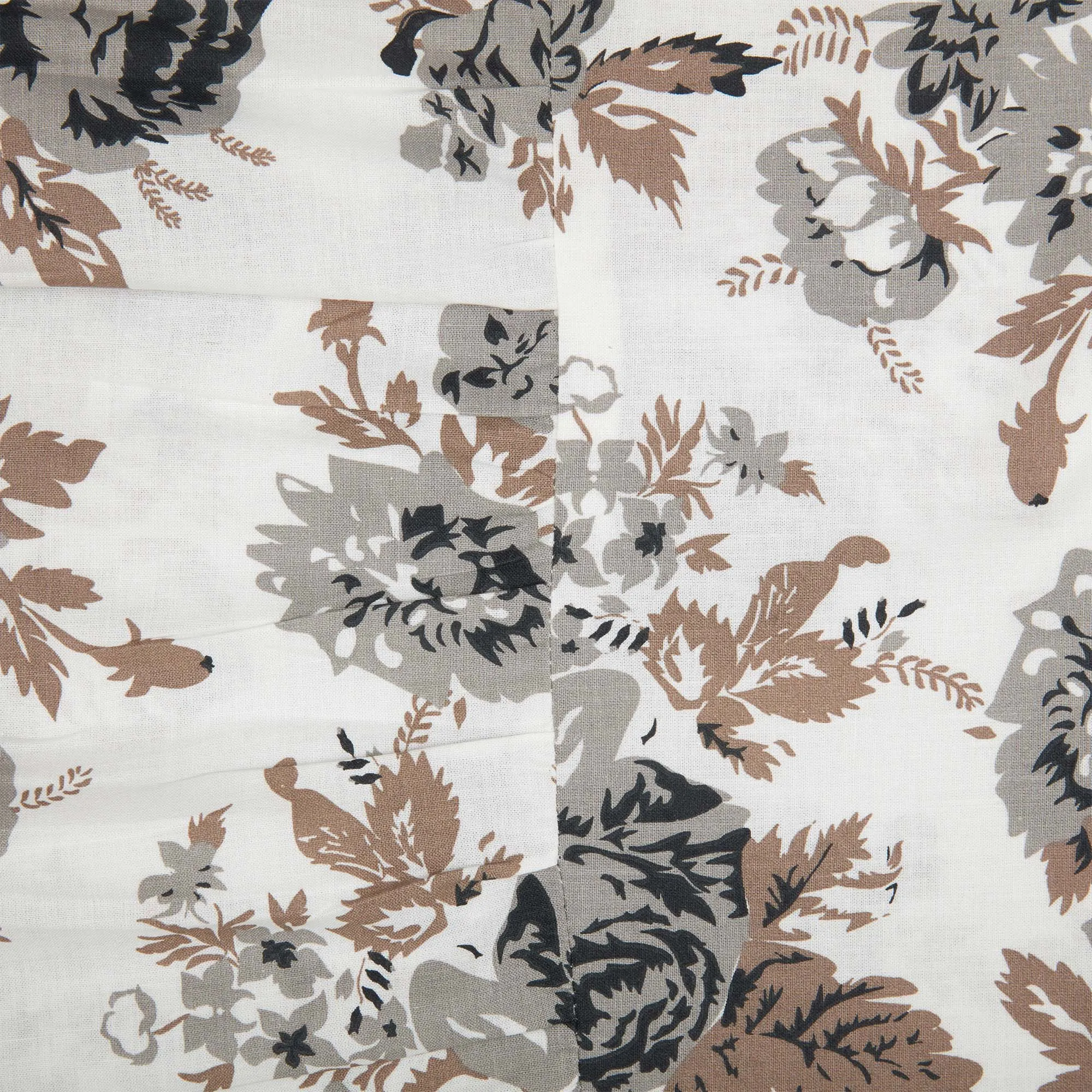 Annie Floral Ruffled Pillow Case Set of 2