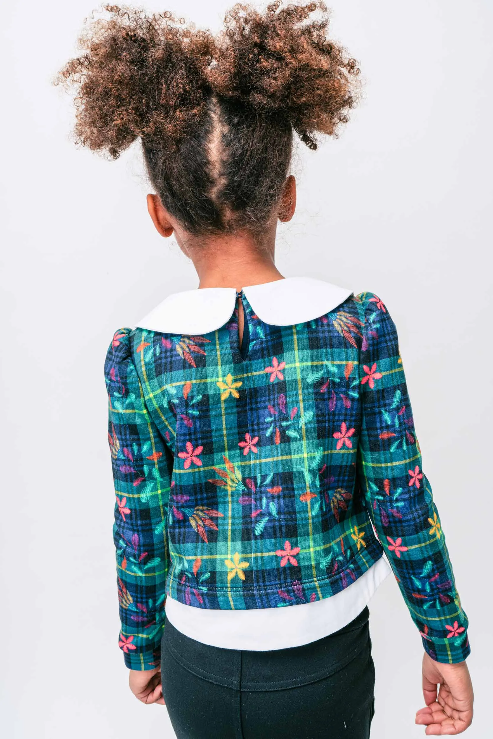 AW21 Rosalita Girls Mosby Green Tartan Leggings Set
