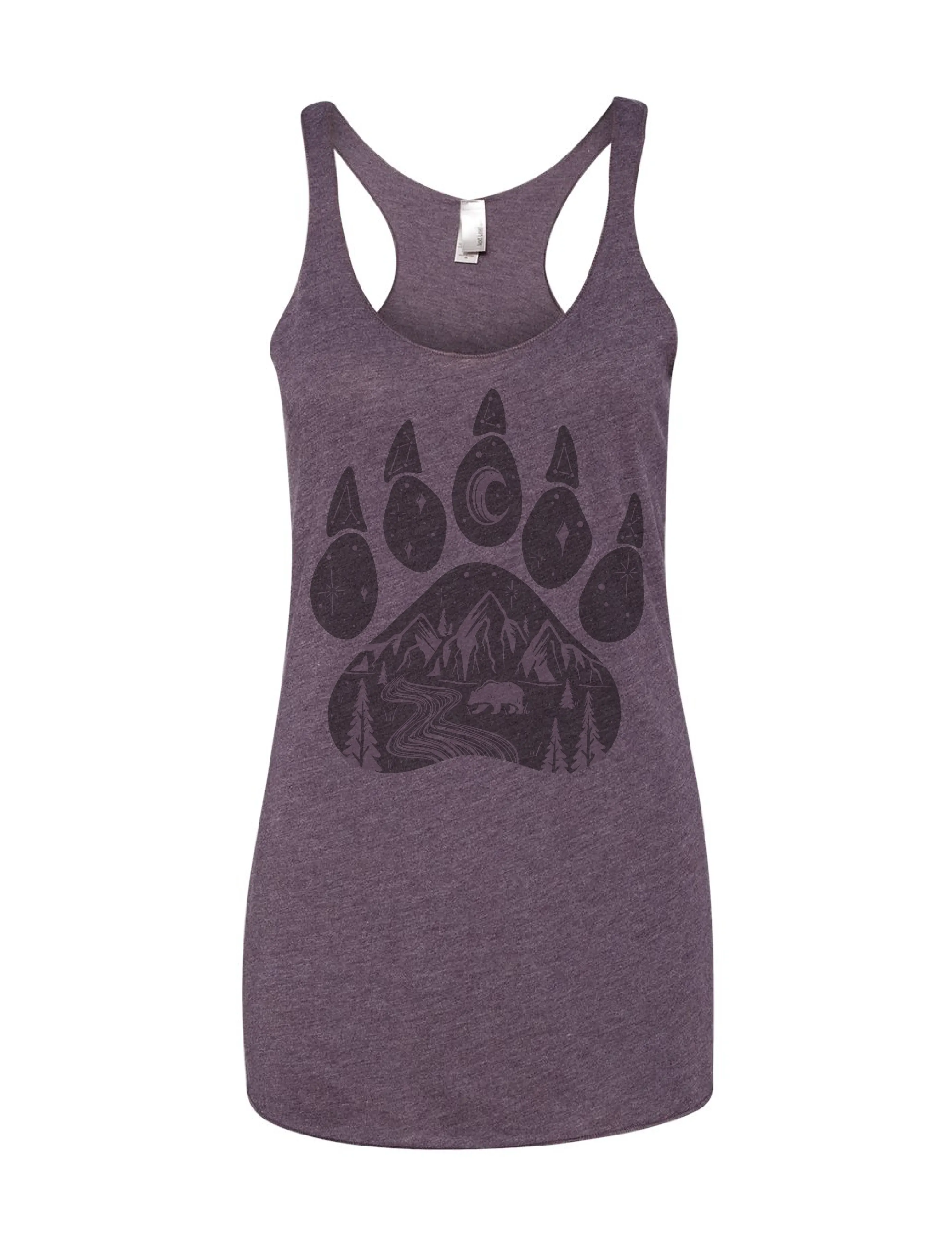 Bear Paw · Tonal · Racerback Tank