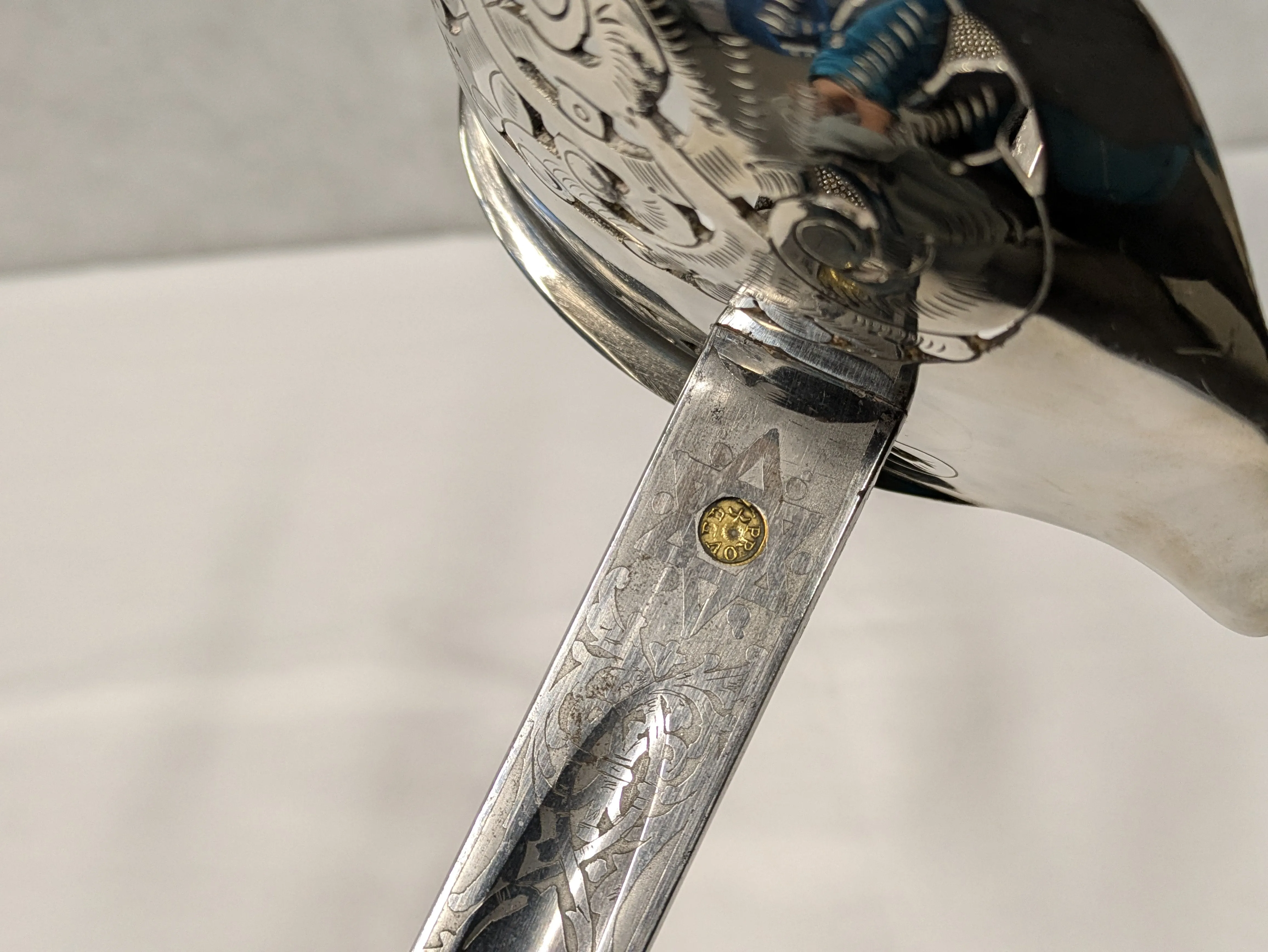British 1897 Pattern Royal Engineers Officers Sword - J. Daniels & Co 425EG/2
