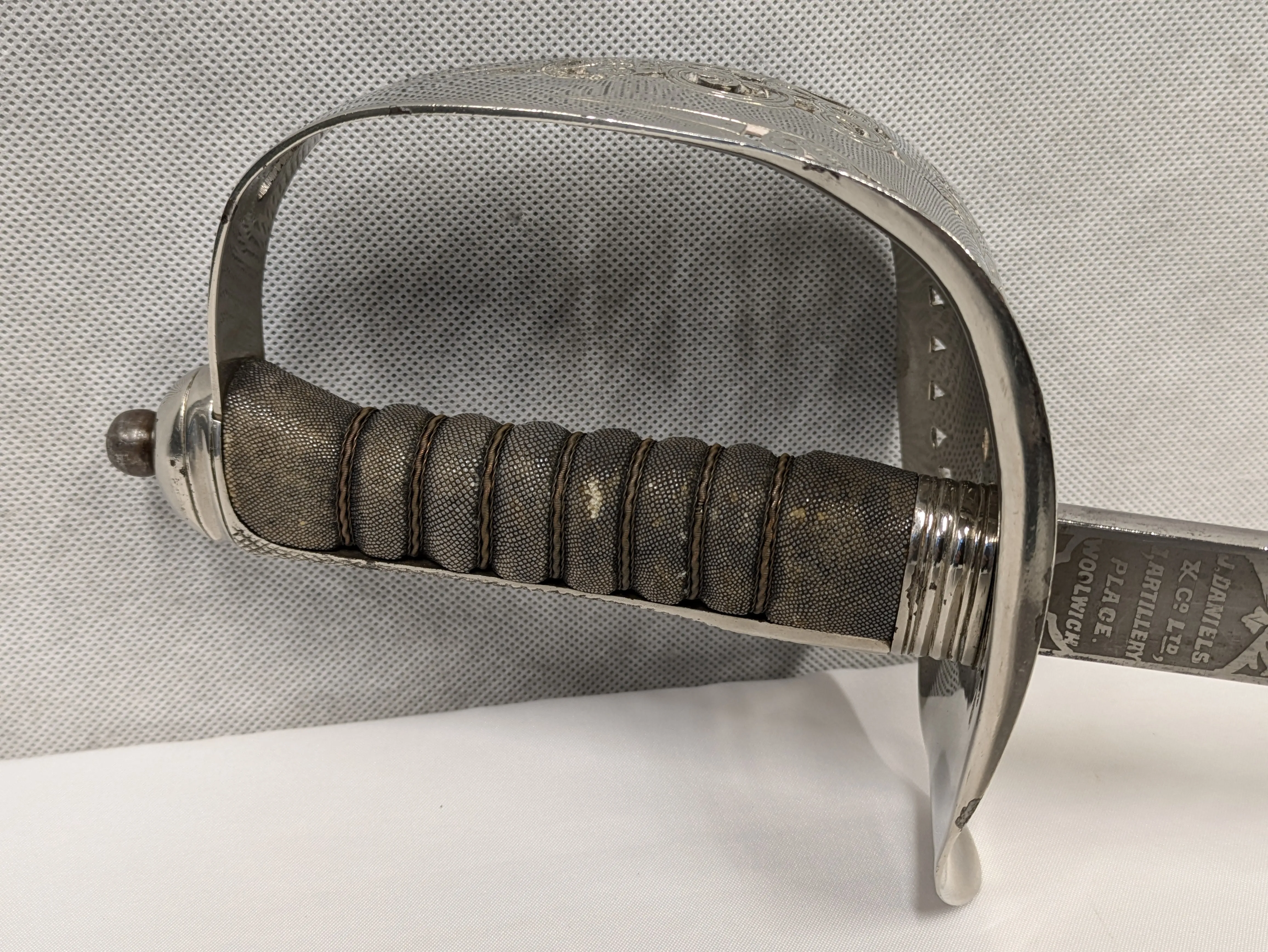 British 1897 Pattern Royal Engineers Officers Sword - J. Daniels & Co 425EG/2
