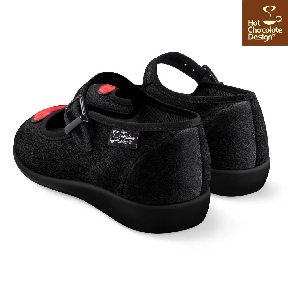 Chocolaticas® VELVET HEART Women's Mary Jane Flat