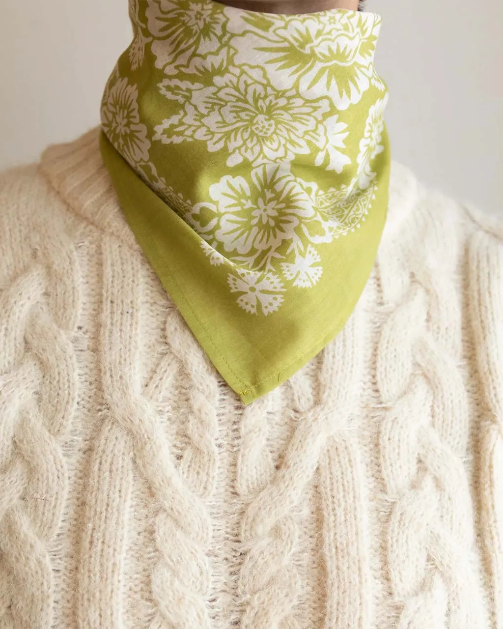 Cotton Blossom Bandana - Sweet Pea