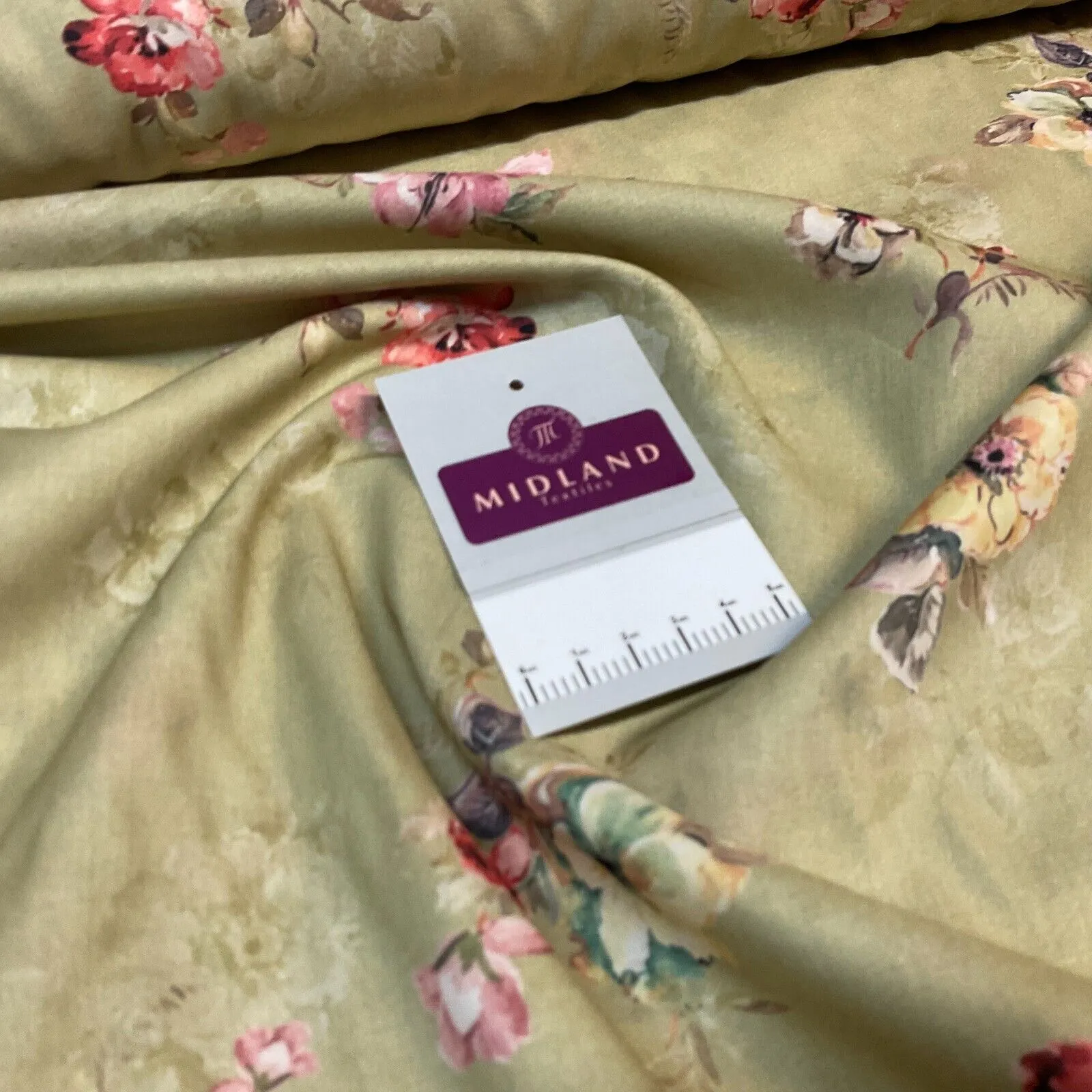 Cotton Lawn Summer Vintage Floral Printed Dress fabric 100% M1670