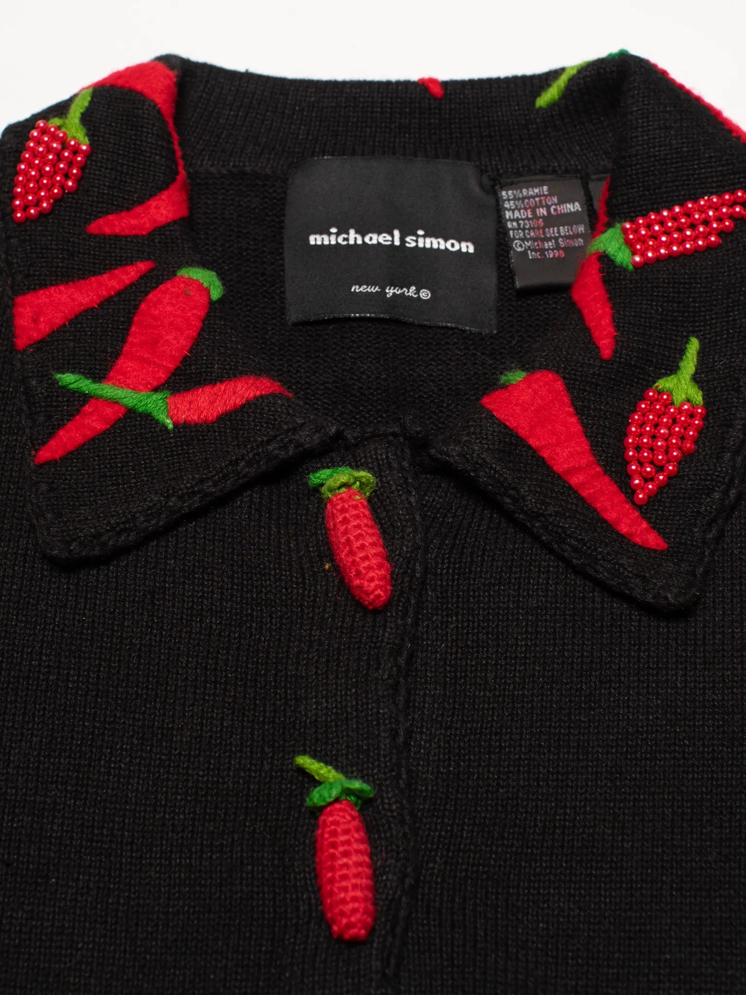 Michael Simon Chili Pepper Sweater - Medium/Large