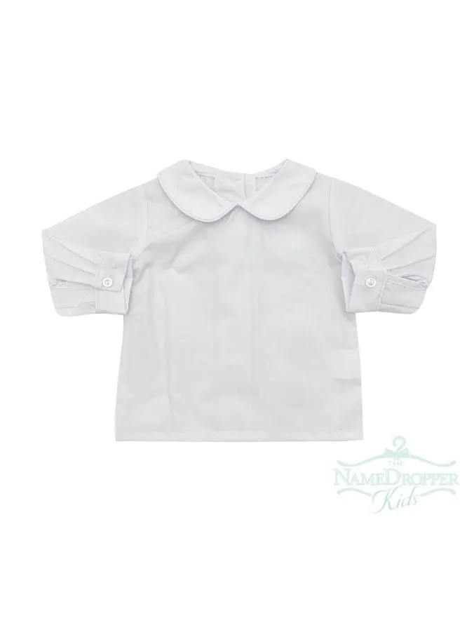 Name Dropper PL Basic Boy PP Long Sleeve  Collar White Woven Shirt L/S  ZBF19-SPCBBALS-WWPH