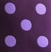 Purple Polka Dot Pocket Square