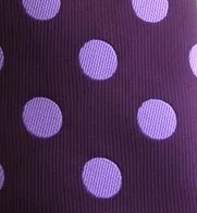 Purple Polka Dot Pocket Square