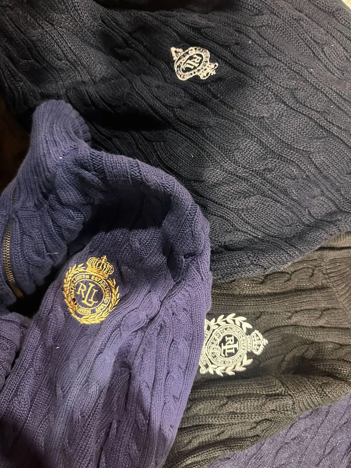 Ralph lauren cable knit sweaters