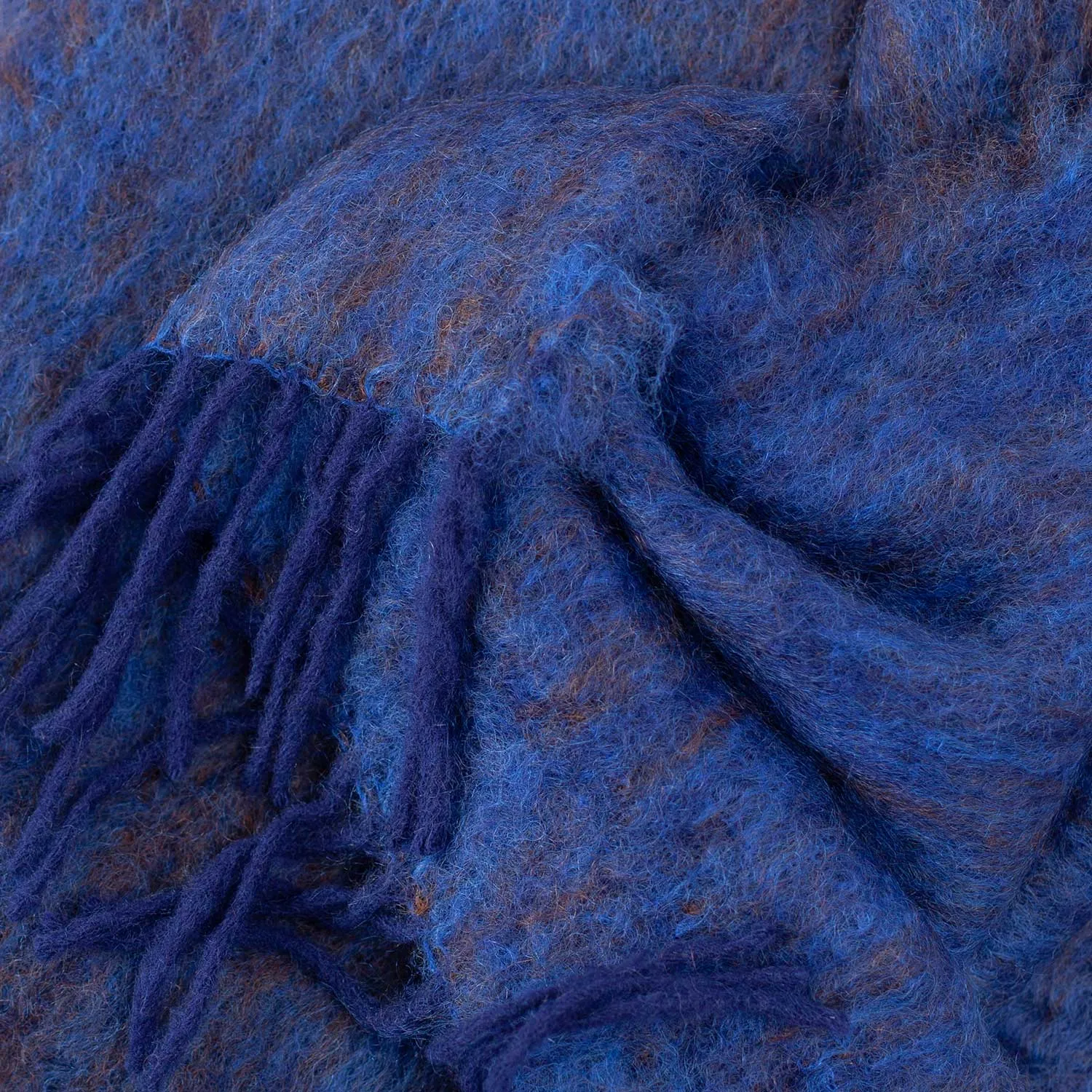Sofia Mohair Blanket Midnight