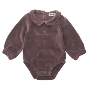 Tocoto Vintage Plum Velvet bodysuit