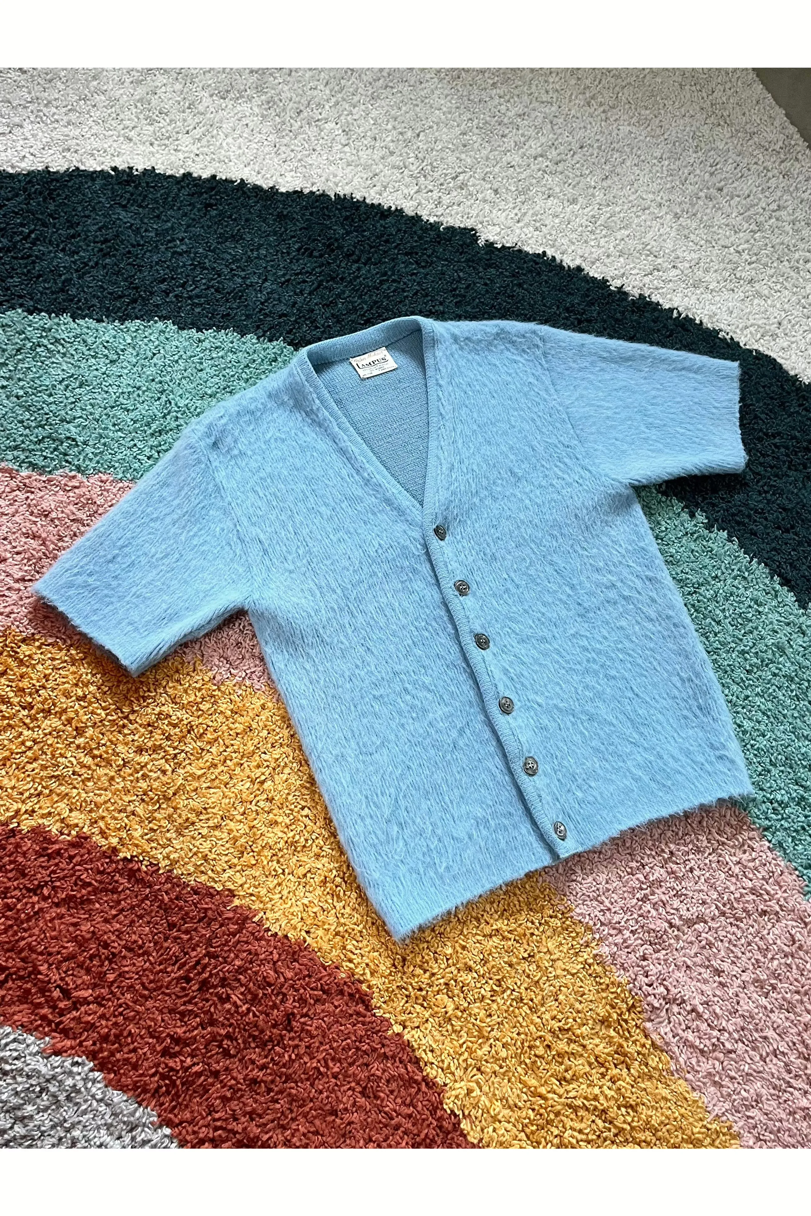 Vintage Rare 50s-60s Campus Mohair Sweater