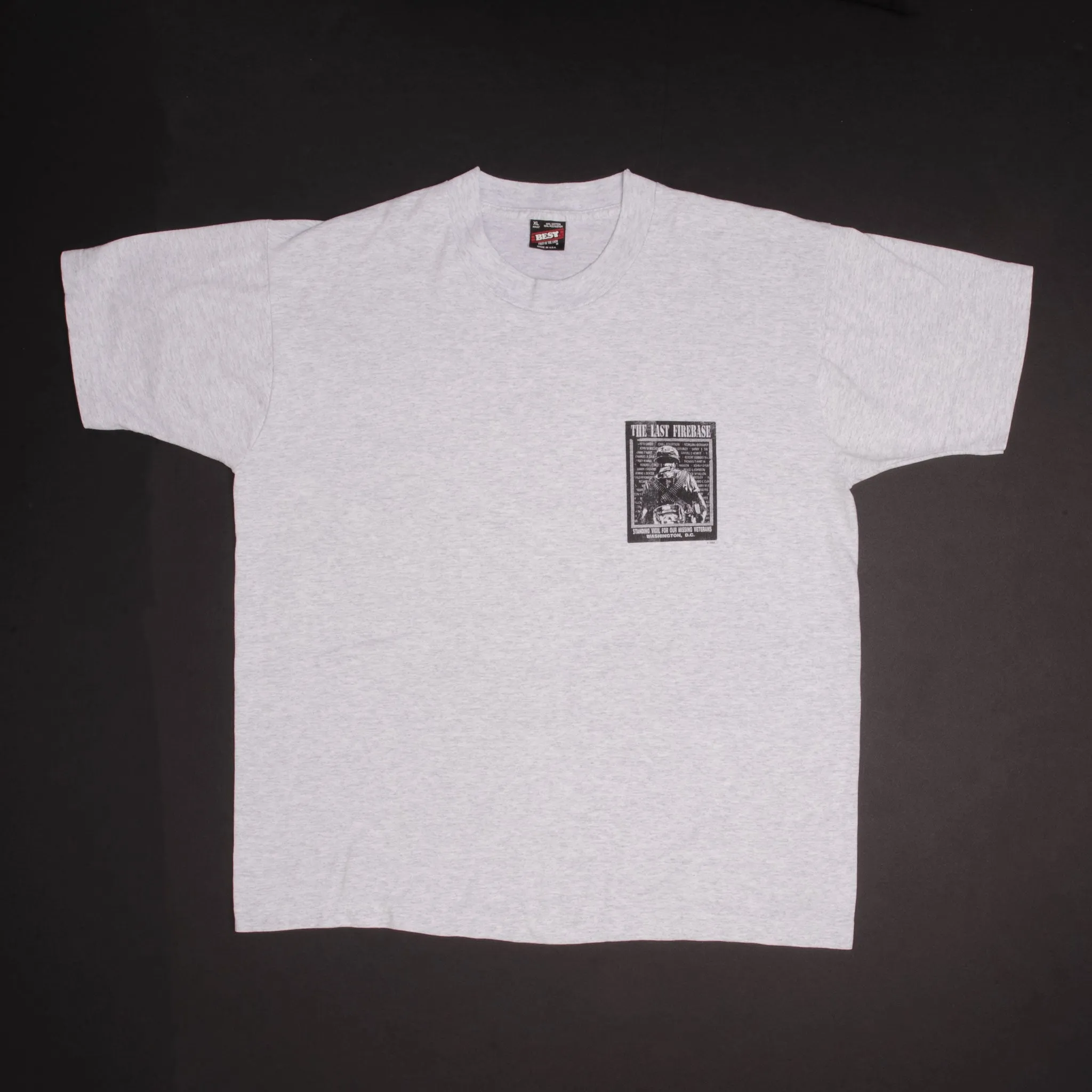 VINTAGE US MILITARY THE WALL VIETNAM VET 1993 TEE SHIRT SIZE XL MADE IN USA