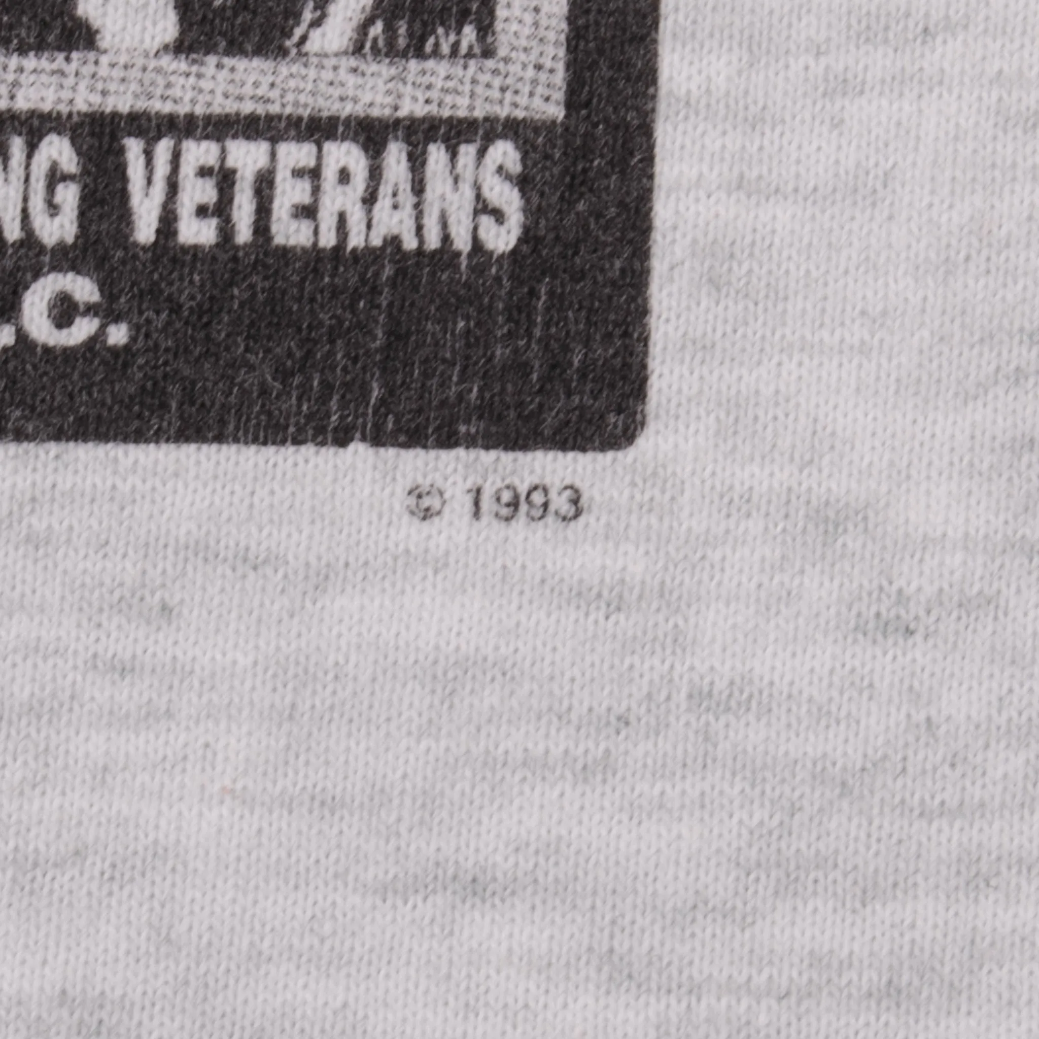 VINTAGE US MILITARY THE WALL VIETNAM VET 1993 TEE SHIRT SIZE XL MADE IN USA